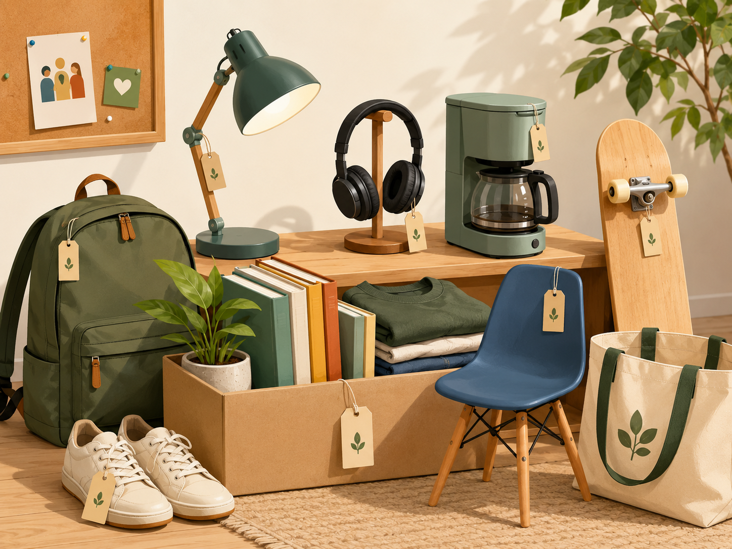 Second-hand items ready for their next owner